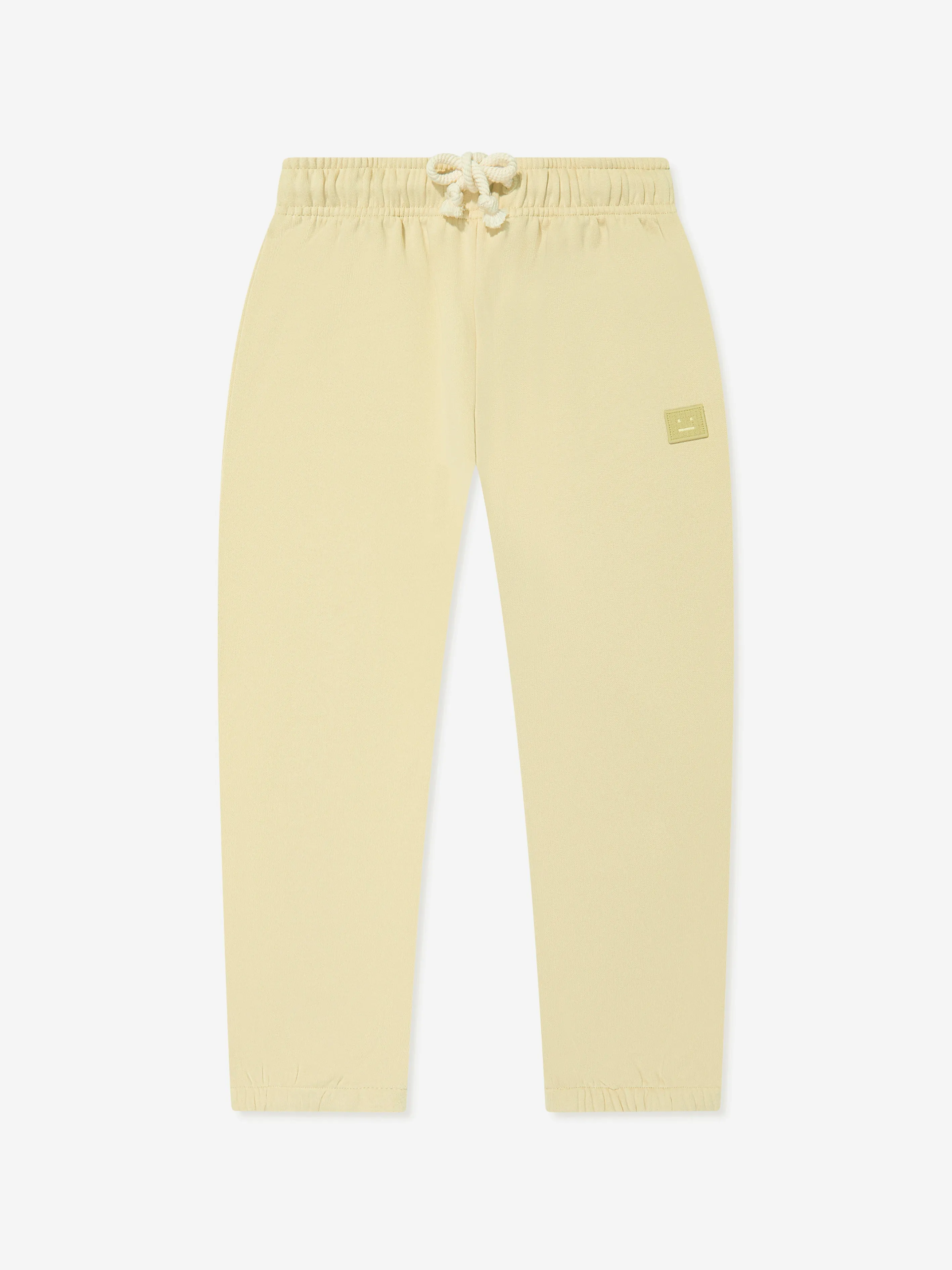 Acne Studios Kids Logo Joggers in Sand Green