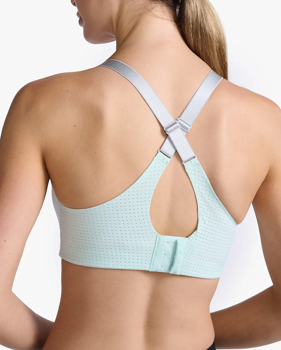 Aero Medium Impact Bra Glacier