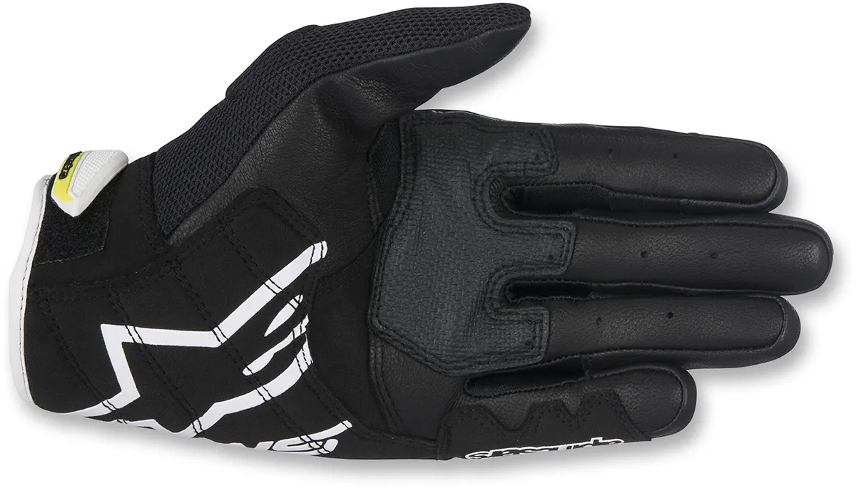 ALPINESTARS SMX-2 Air Carbon V2 Gloves - Black/White/Yellow - Small 3567717-125-S