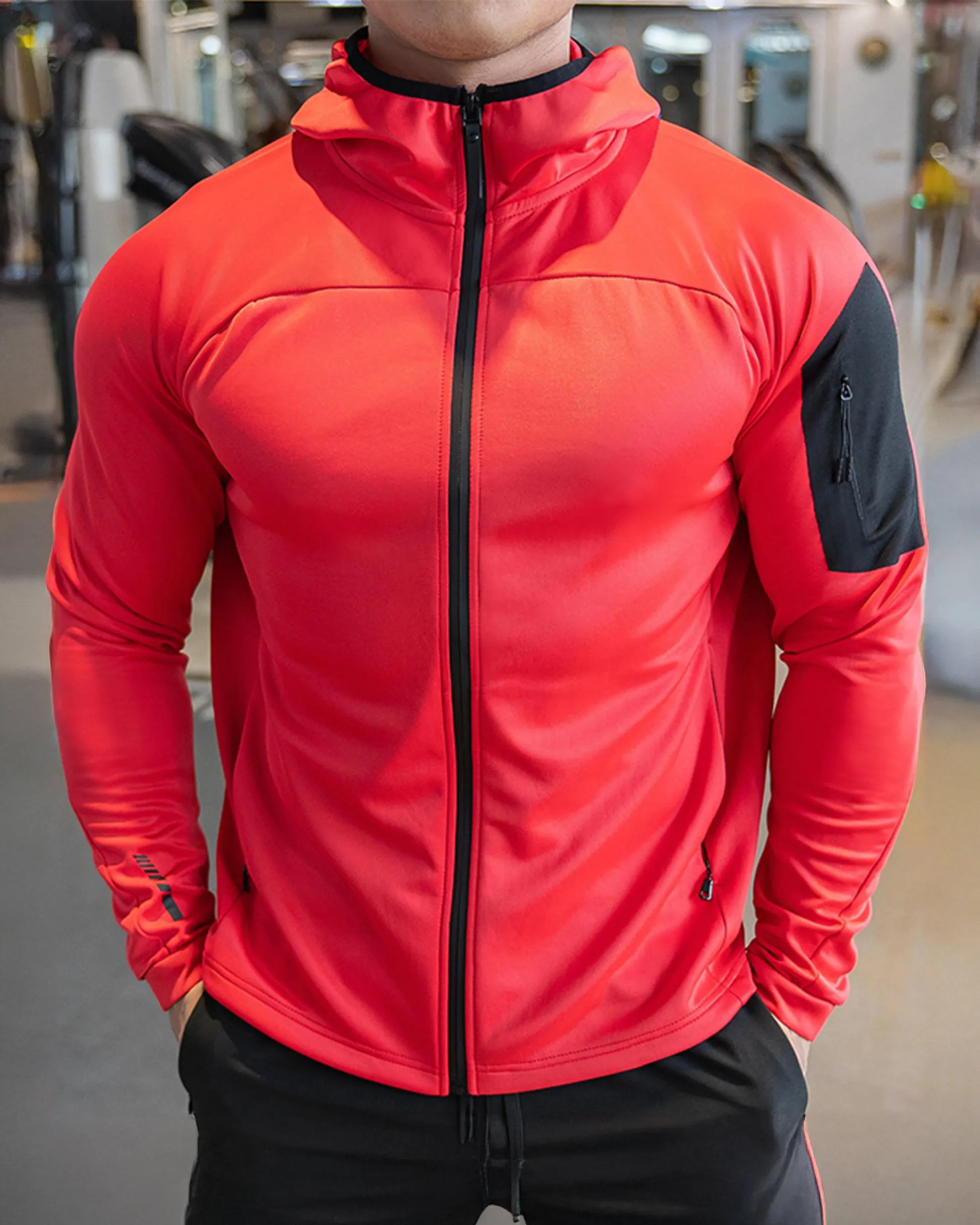 Arm Pocket Performance Hooded Jacket