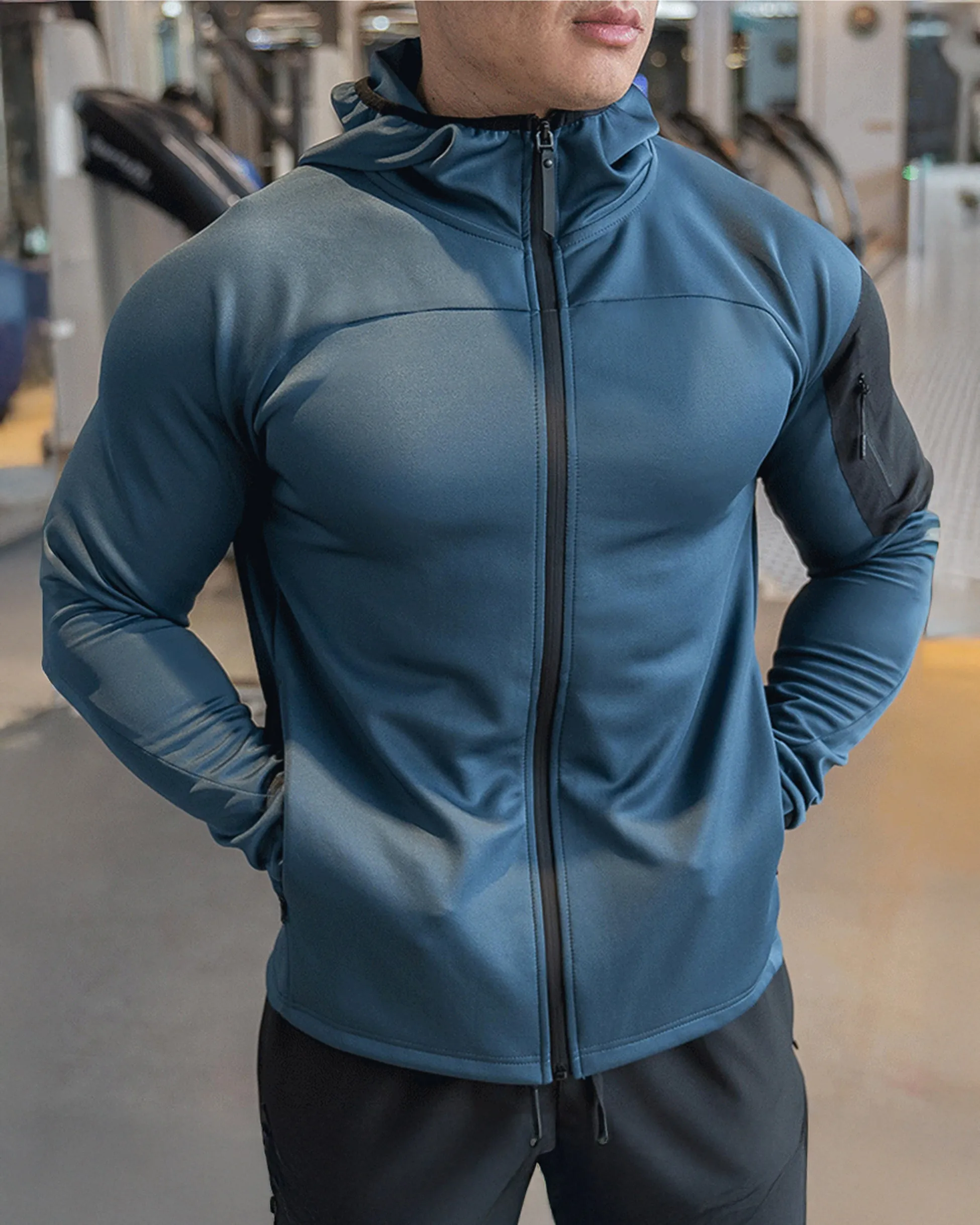 Arm Pocket Performance Hooded Jacket