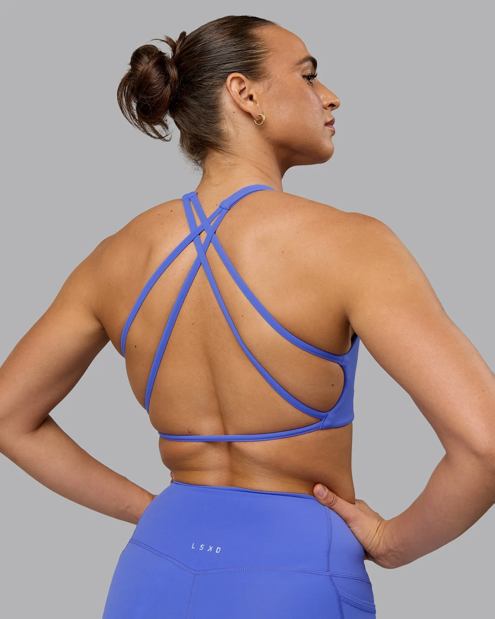 Aspire Sports Bra - Baja Blue