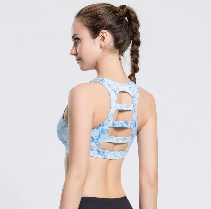 Beautiful Blue Sky Sports Bra for Women