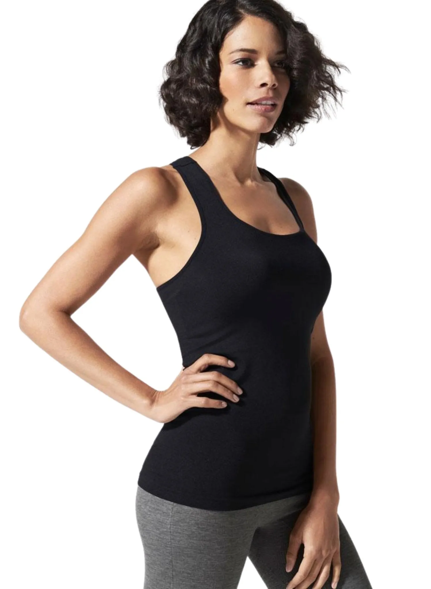 BLANQI Body Cooling Racerback Nursing Tank - Black