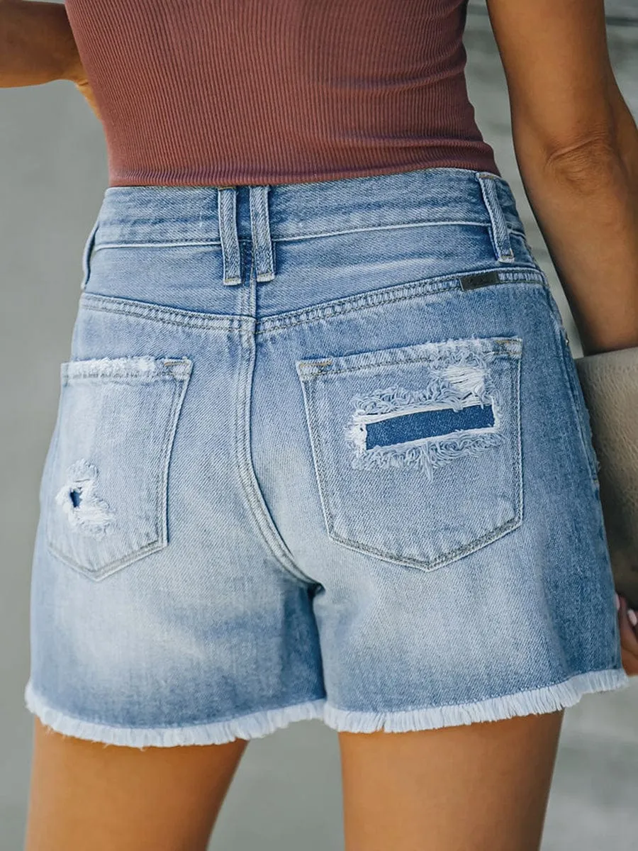 Bohemian Style Denim Shorts