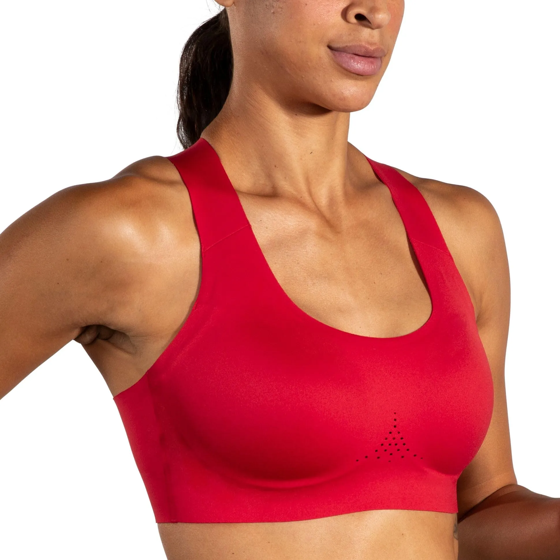 Brooks Women's Crossback 2.0 Sports Bra for Running, Workouts & Sports - Salsa - 40CD