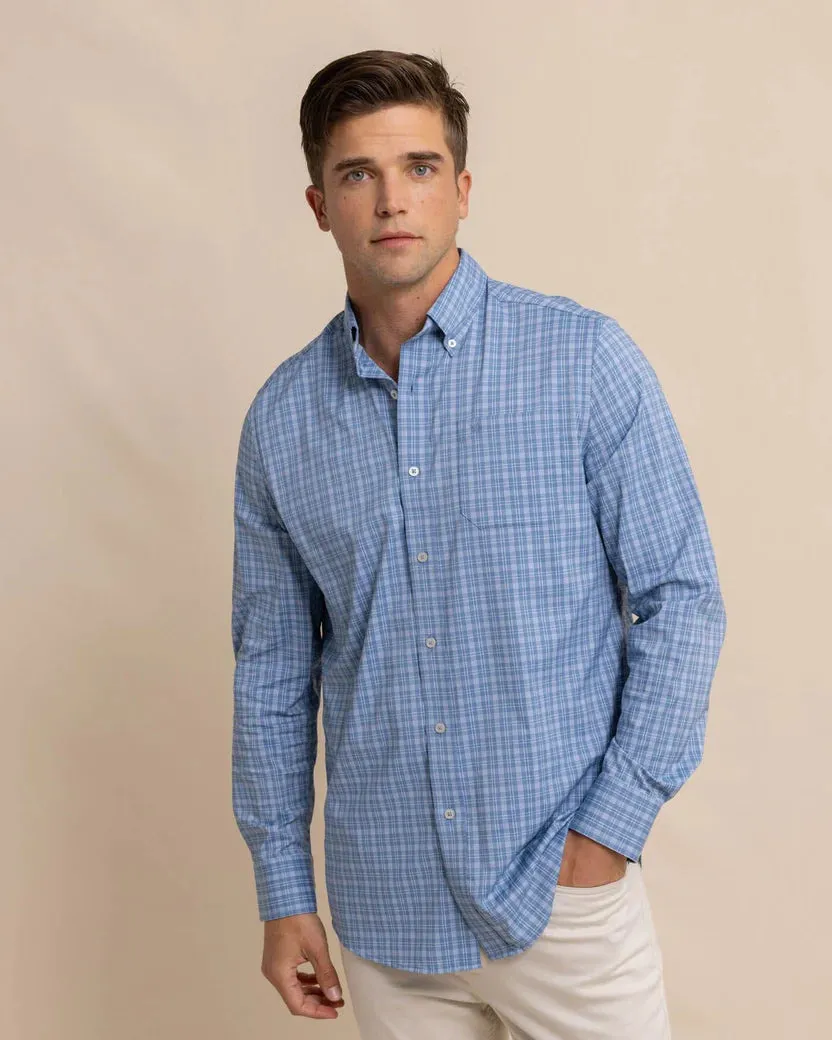 Brrr IC Pettigru Plaid Sportshirt - (Coronet Blue)