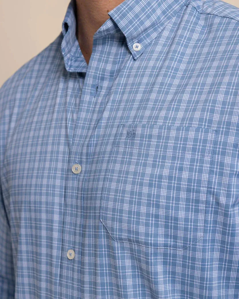 Brrr IC Pettigru Plaid Sportshirt - (Coronet Blue)