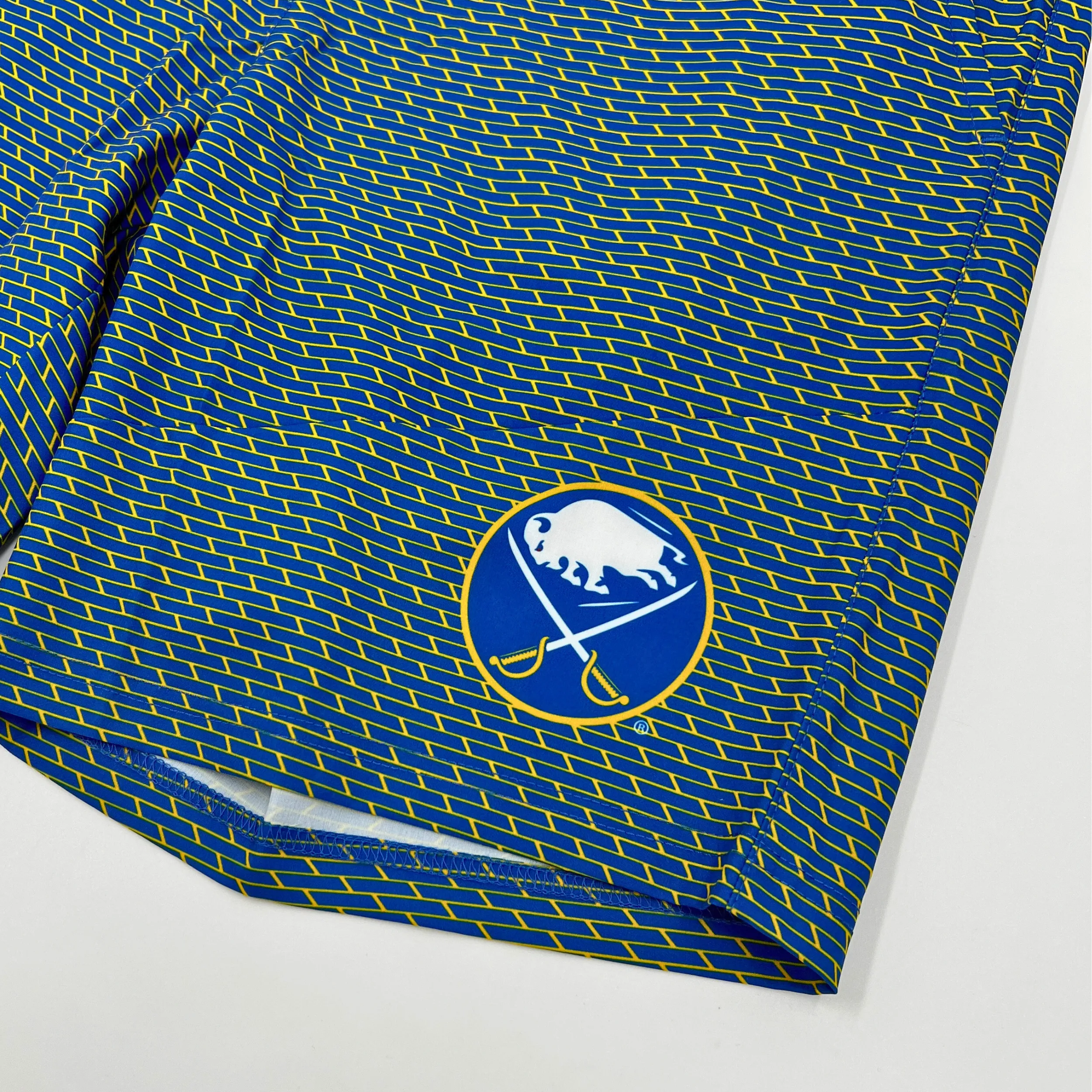 Buffalo Sabres Primary Logo Heathered Hybrid Walking Short