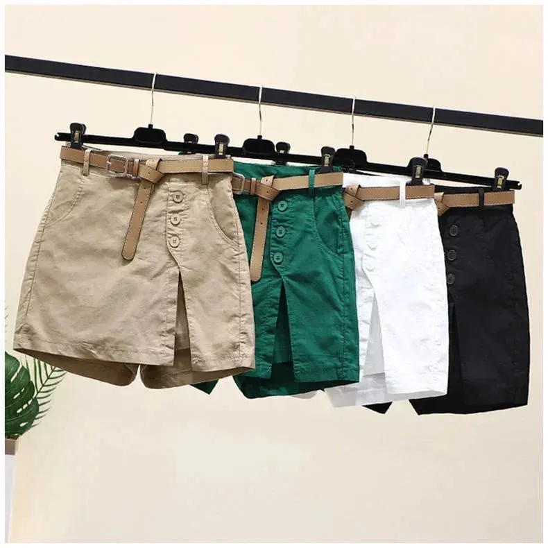 Casual Skirts Shorts for Women Summer Wear Versatile A-line Skorts