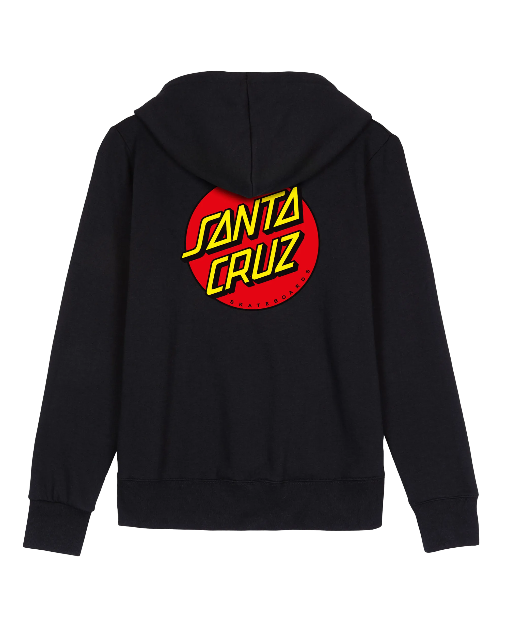 Classic Dot Chest Hoodie in Black