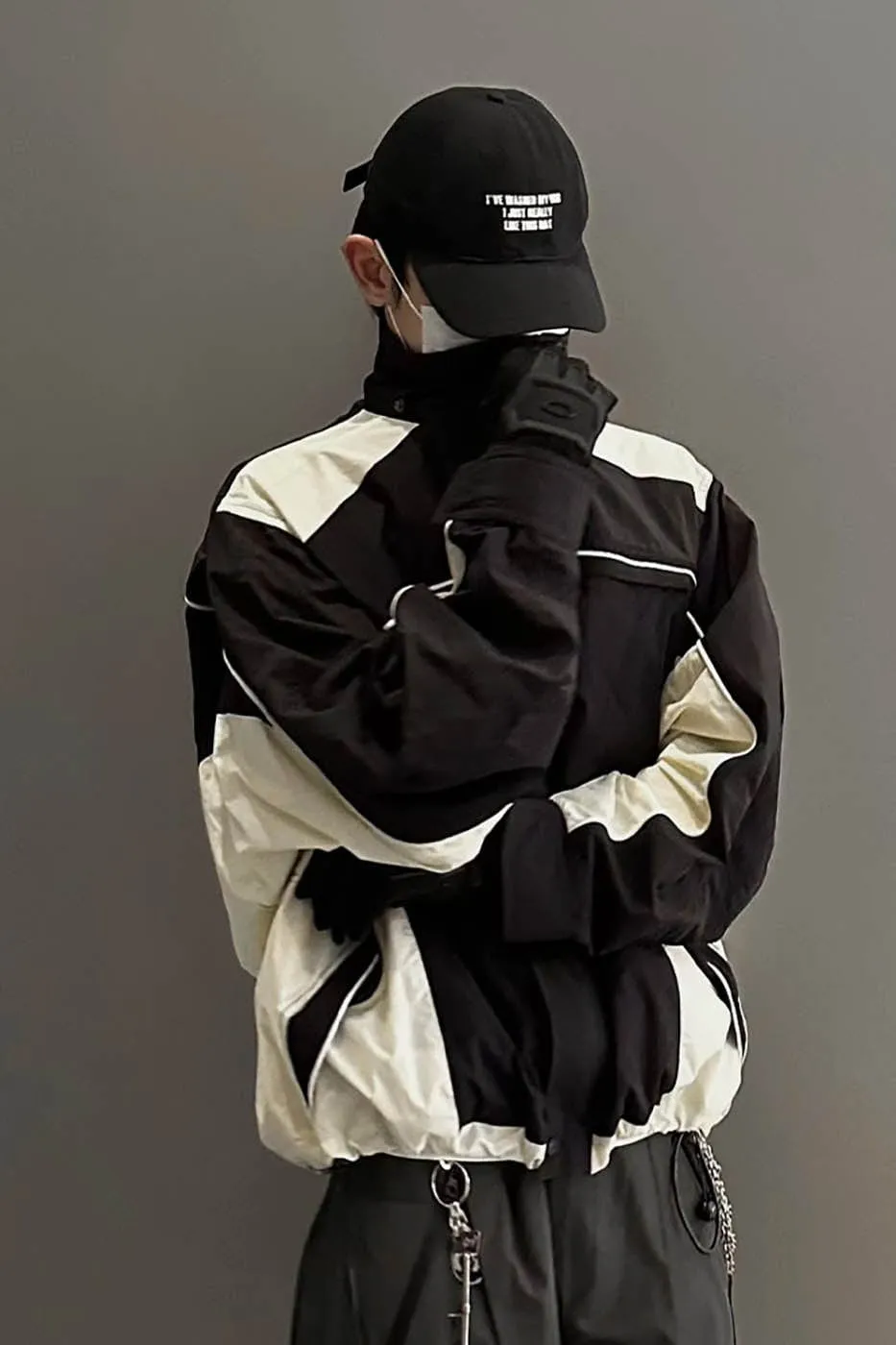 Color Block Track Jacket