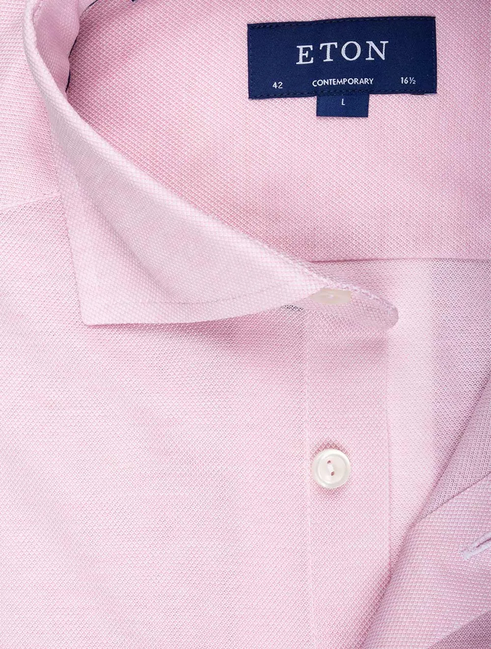 Contemporary Pique Jersey Shirt Pink