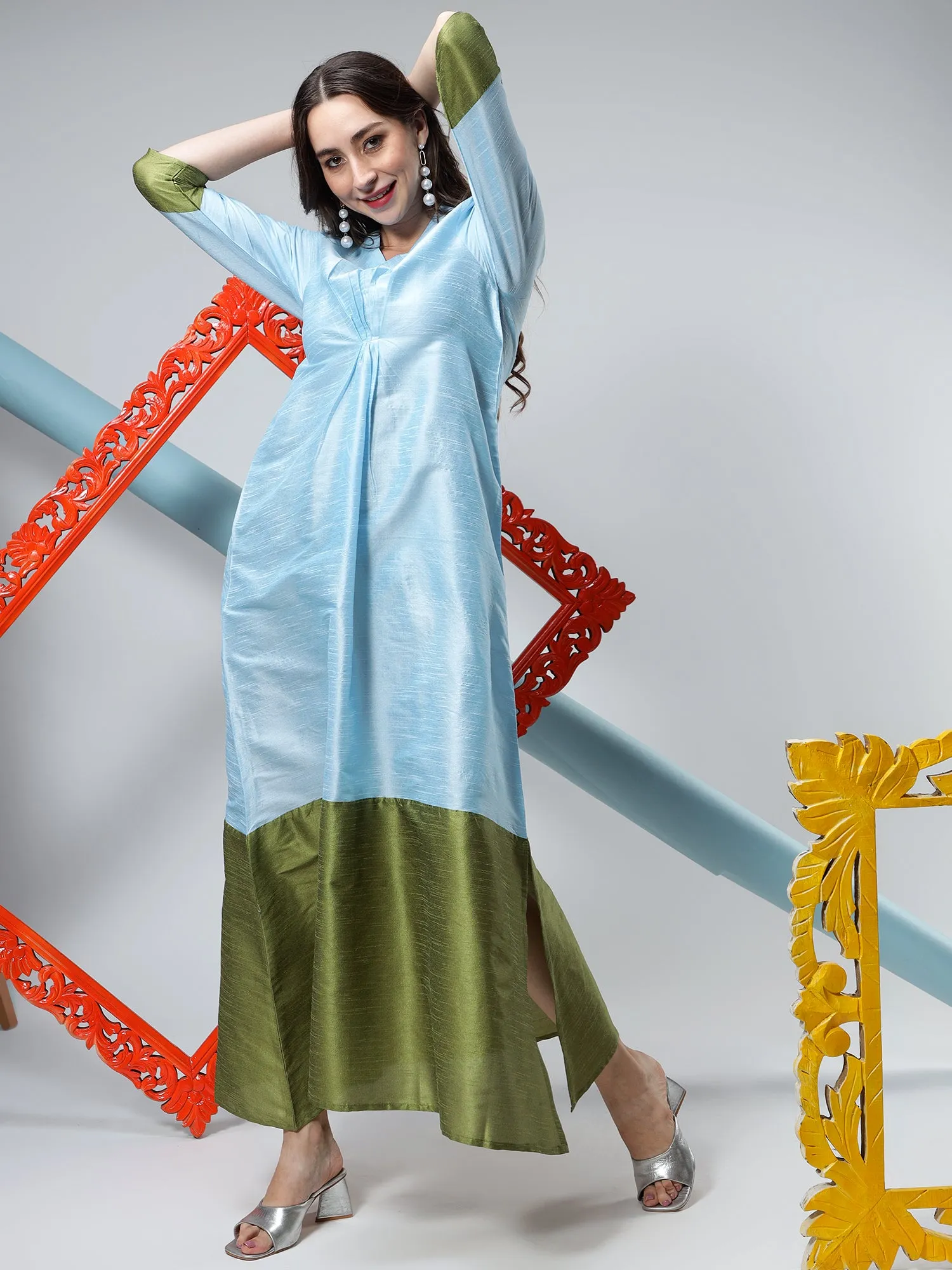 Enigma kaftan style long dress