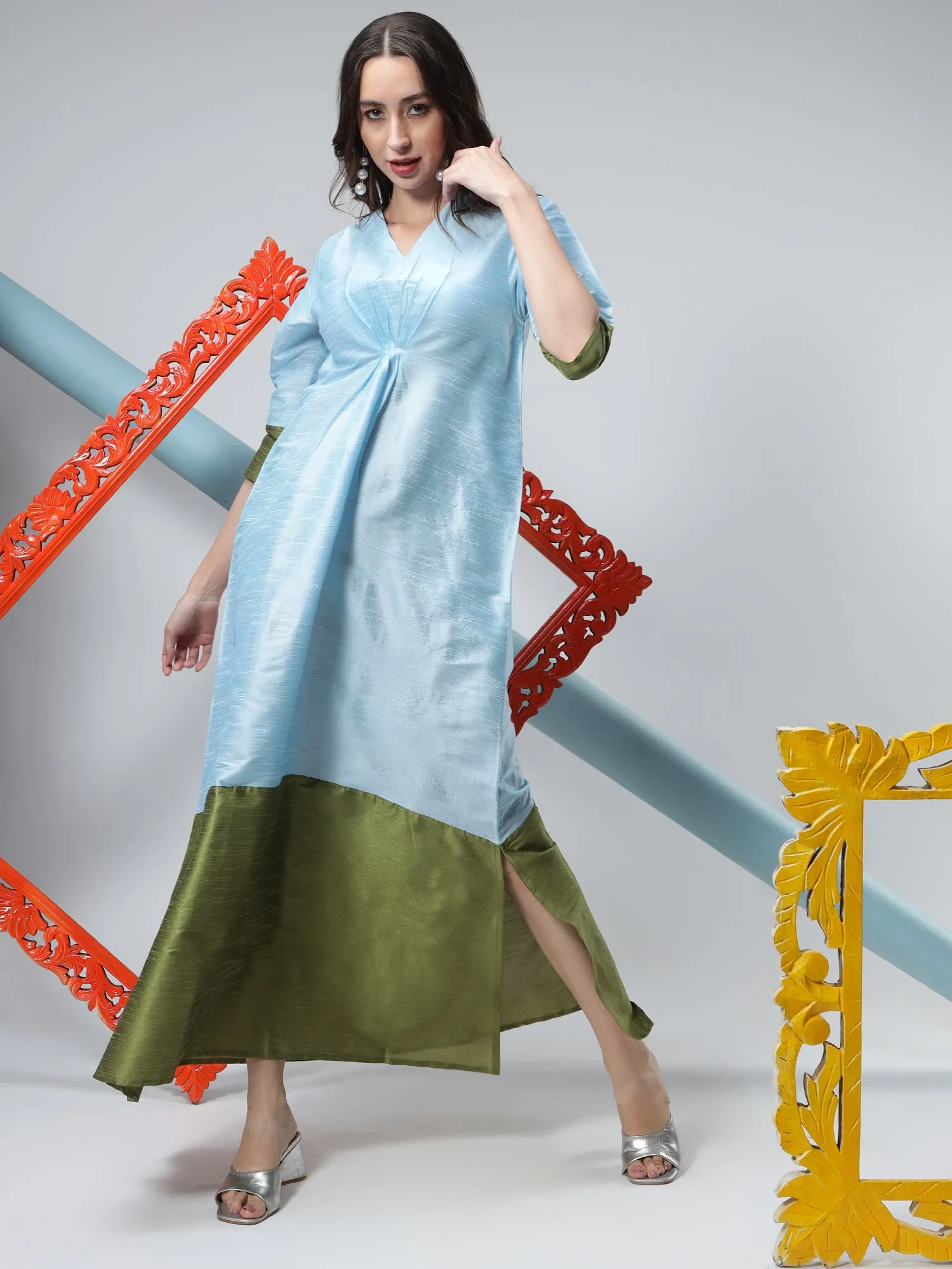 Enigma kaftan style long dress