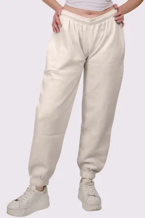 Fleece Full Length Closed Hem Jogging Bottom