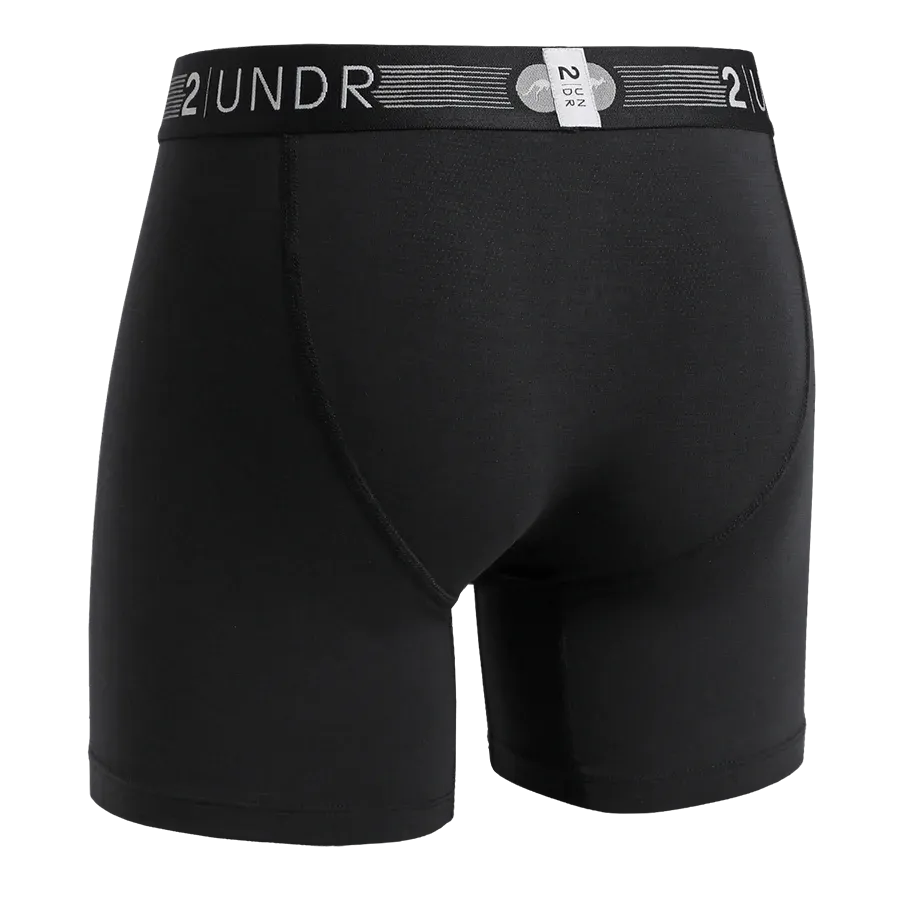 Flow Shift 6" Boxer Brief – Black