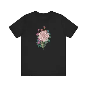 Flower Blossoming Dahlia T Shirt