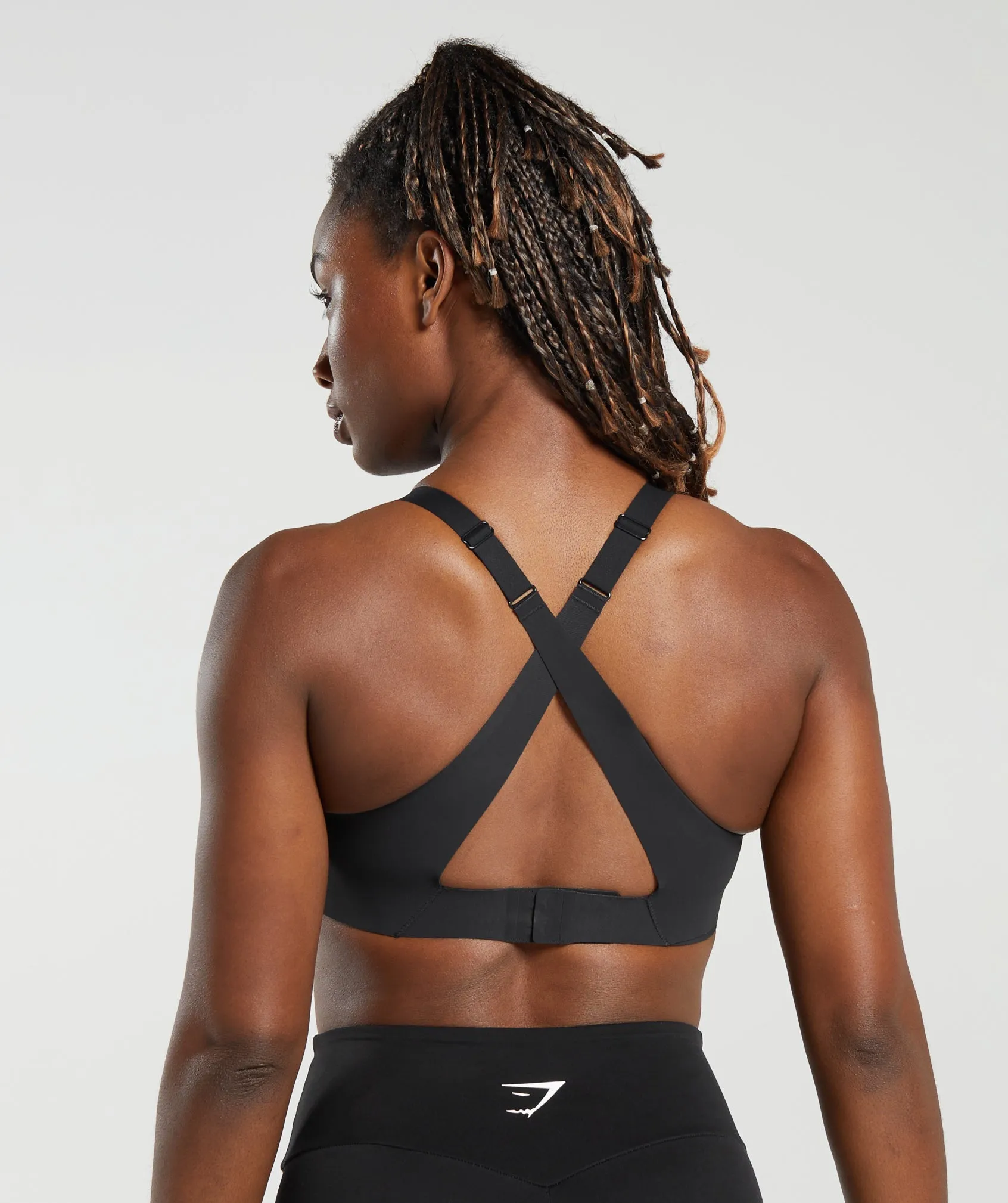 Gymshark Cross Back Sports Bra - Black