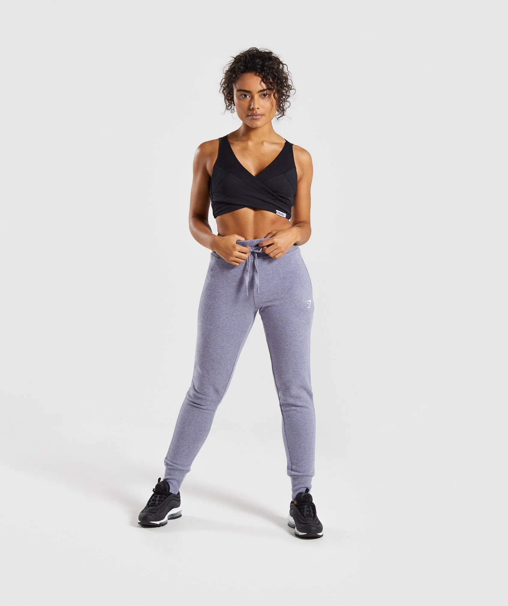 Gymshark High Waisted Joggers - Steel Blue