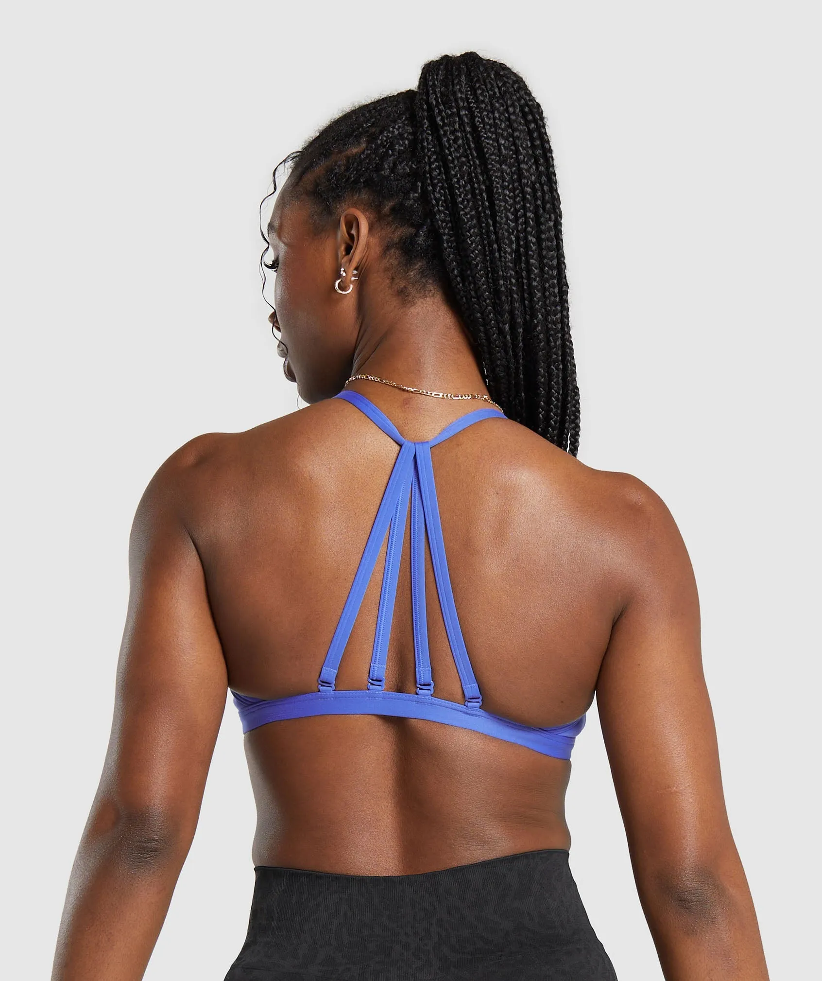 Gymshark Minimal Sports Bra - Iris Blue