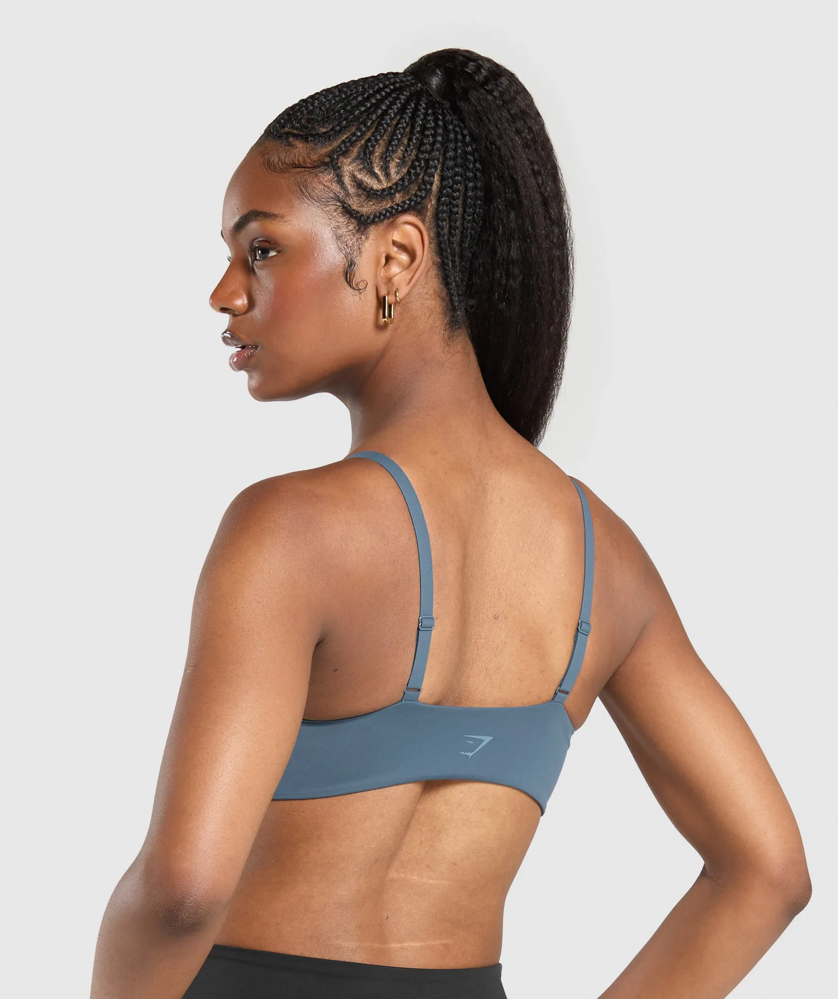 Gymshark Twist Front Bralette - Cargo Blue