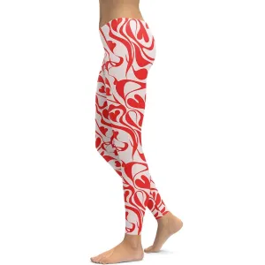 Heart Swirl Leggings