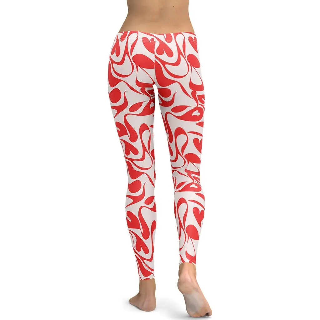 Heart Swirl Leggings