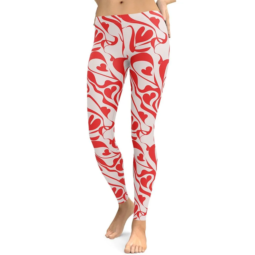 Heart Swirl Leggings