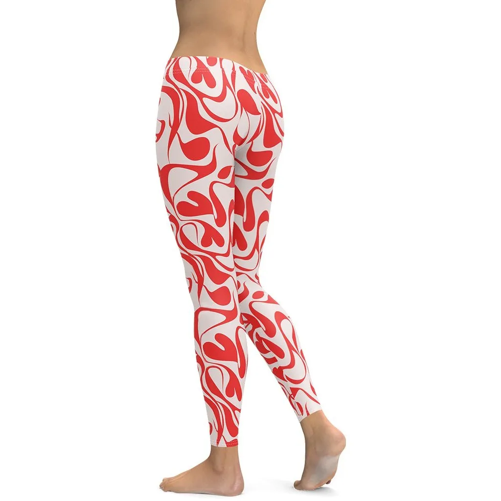 Heart Swirl Leggings