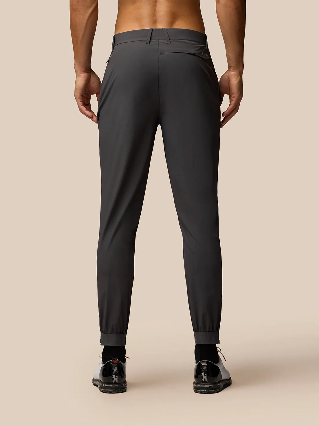 Heren Golf Waterafstotende Flex Cuffed Joggers - Gunmetal