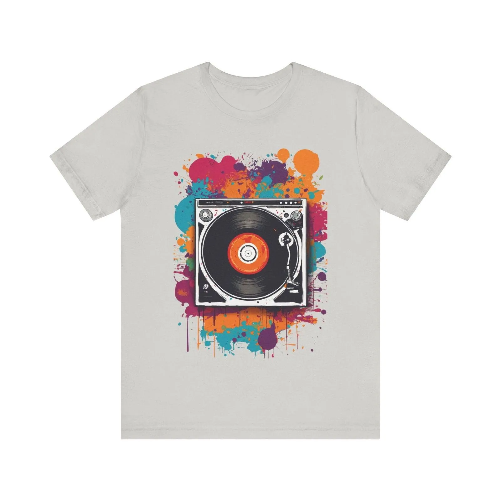 Hip Hop Vinyl Splash T Shirt