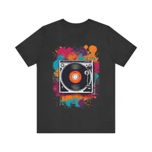 Hip Hop Vinyl Splash T Shirt