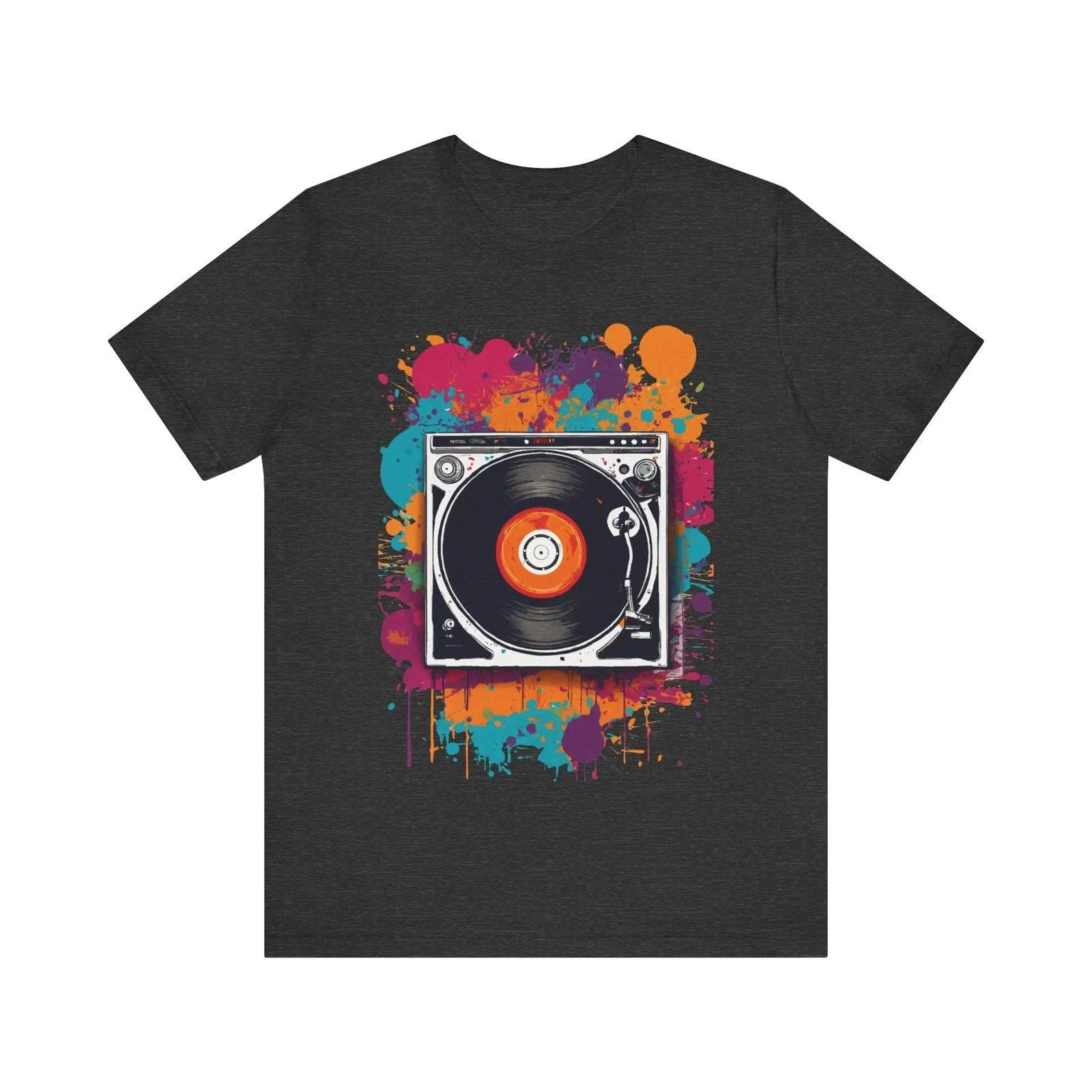 Hip Hop Vinyl Splash T Shirt