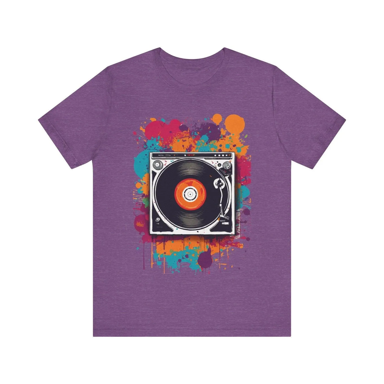 Hip Hop Vinyl Splash T Shirt