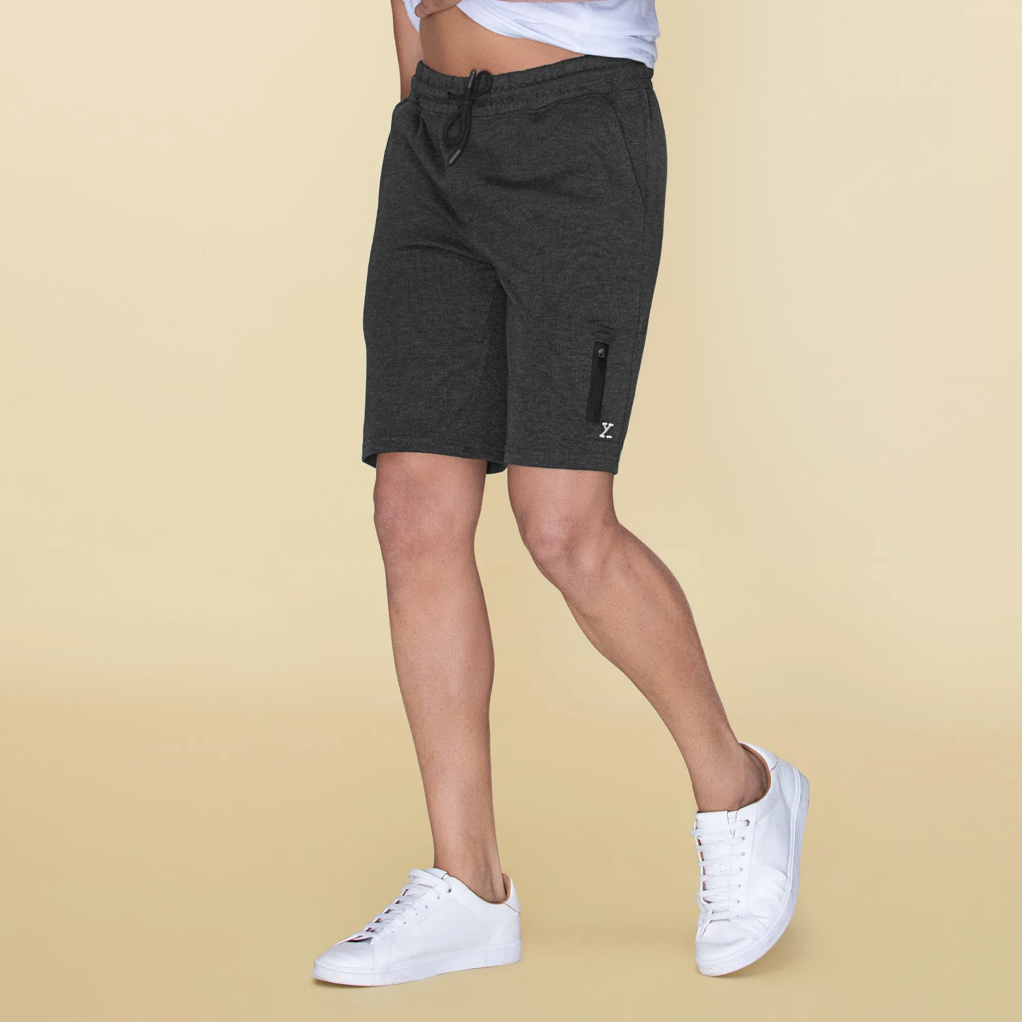 Hype Cotton Rich Shorts Graphite Grey