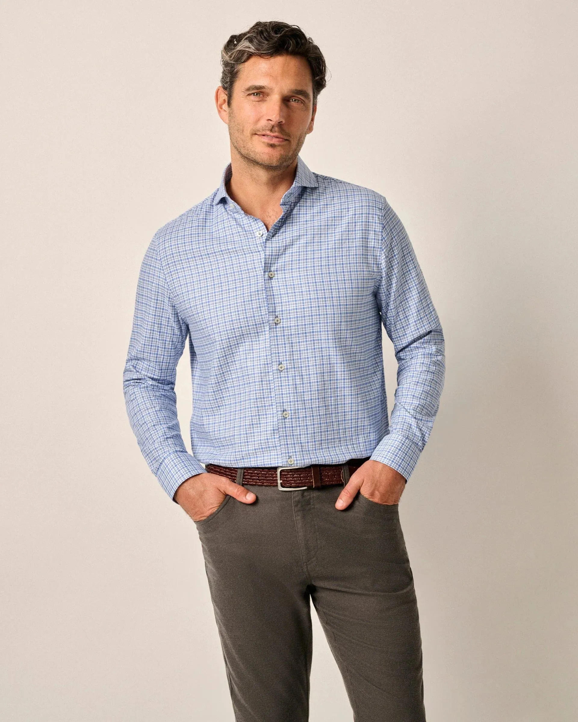 Jerrod Top Shelf Button Up Shirt in Maliblu by Johnnie-O