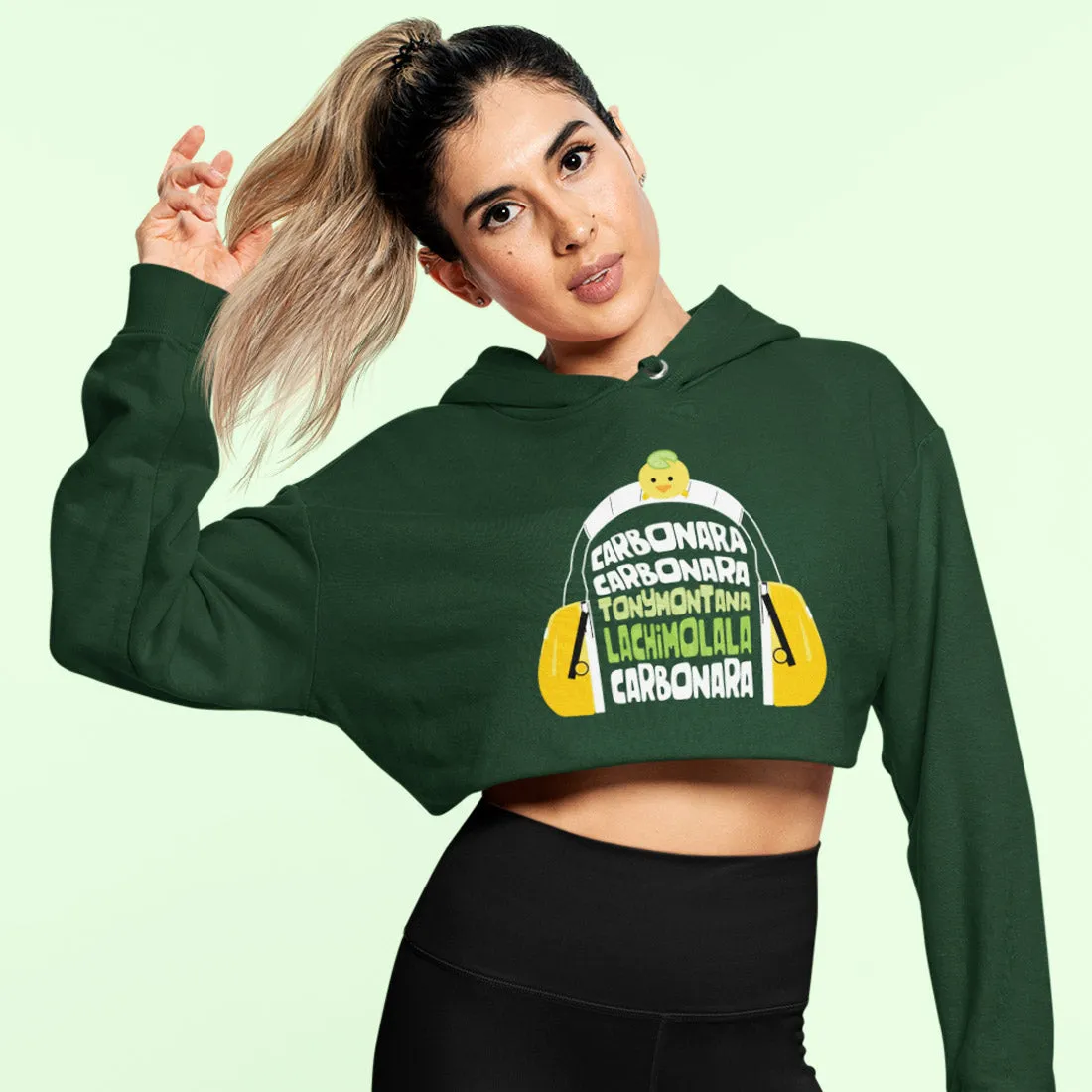 Lachimolala - Crop hoodie