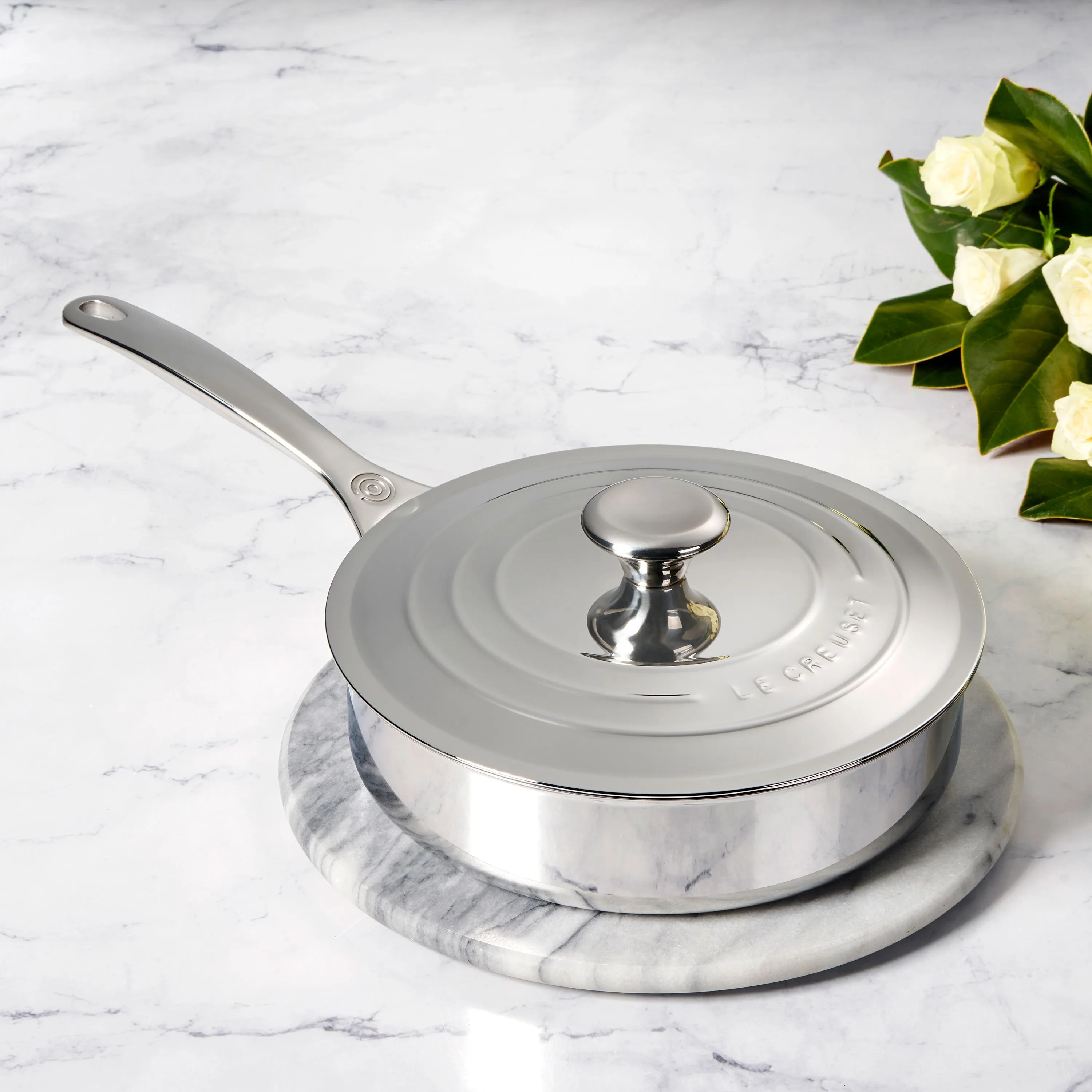 Le Creuset Stainless Steel 3-quart Saute Pan