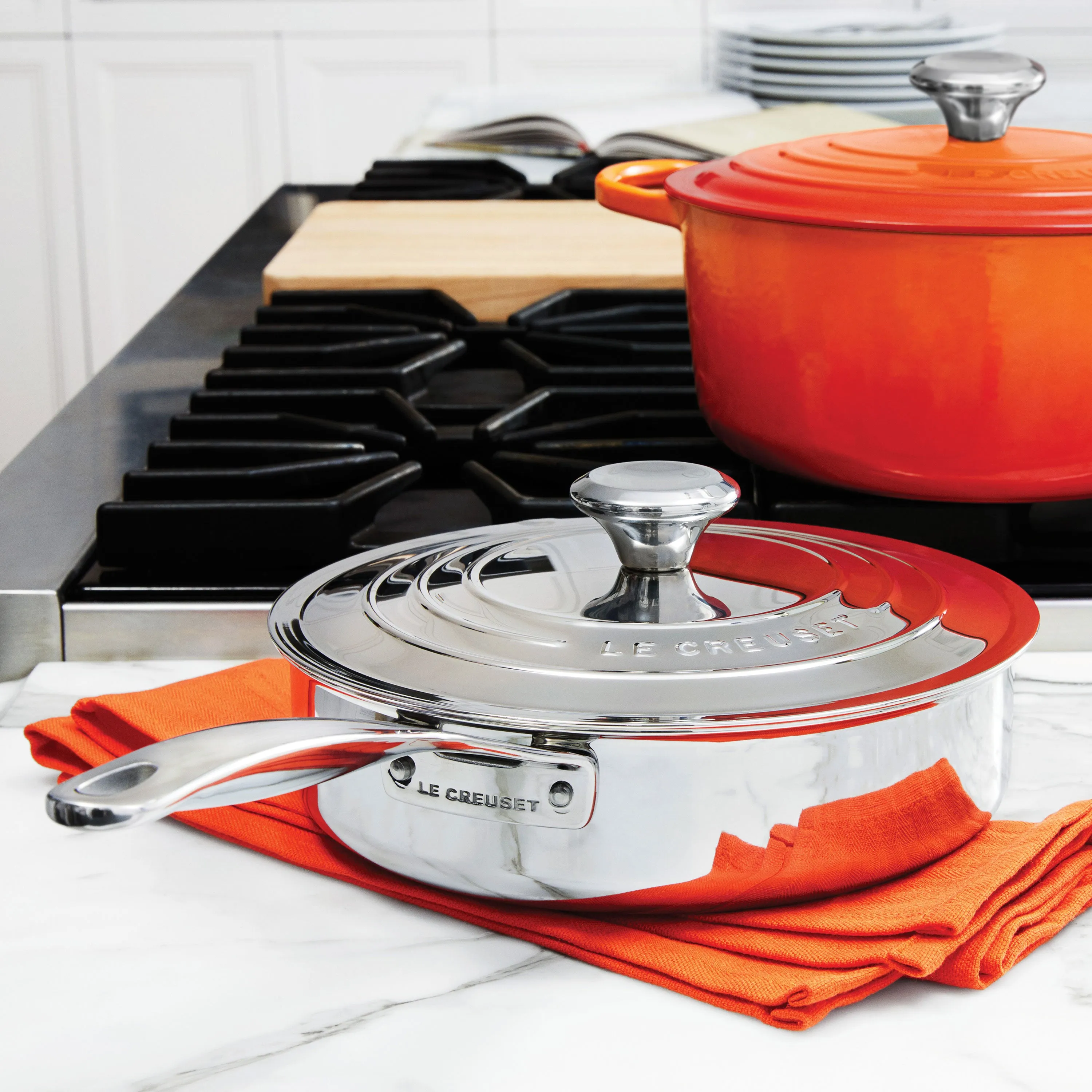 Le Creuset Stainless Steel 3-quart Saute Pan