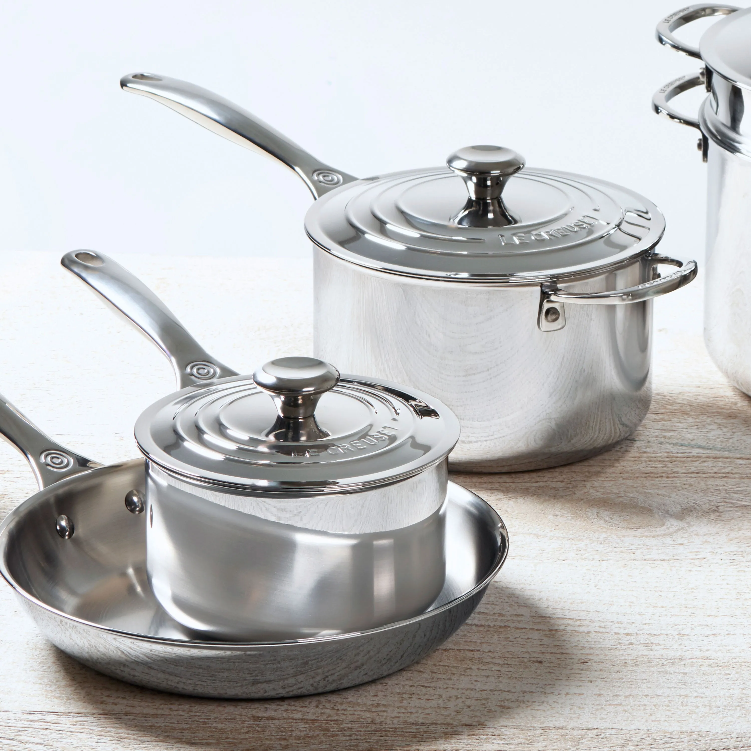 Le Creuset Stainless Steel 4-quart Saucepan