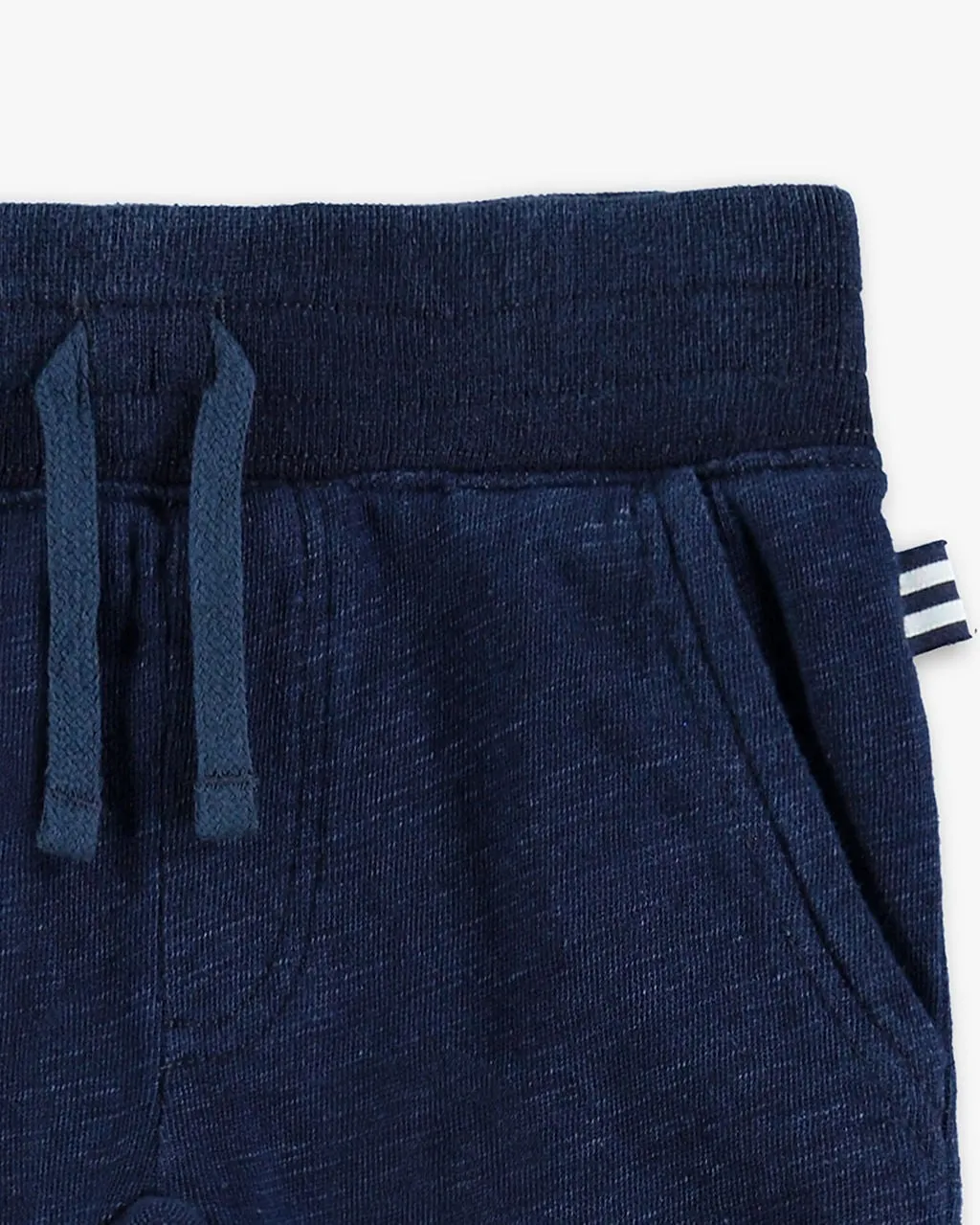 Little Boy Indigo Double Knit Jogger