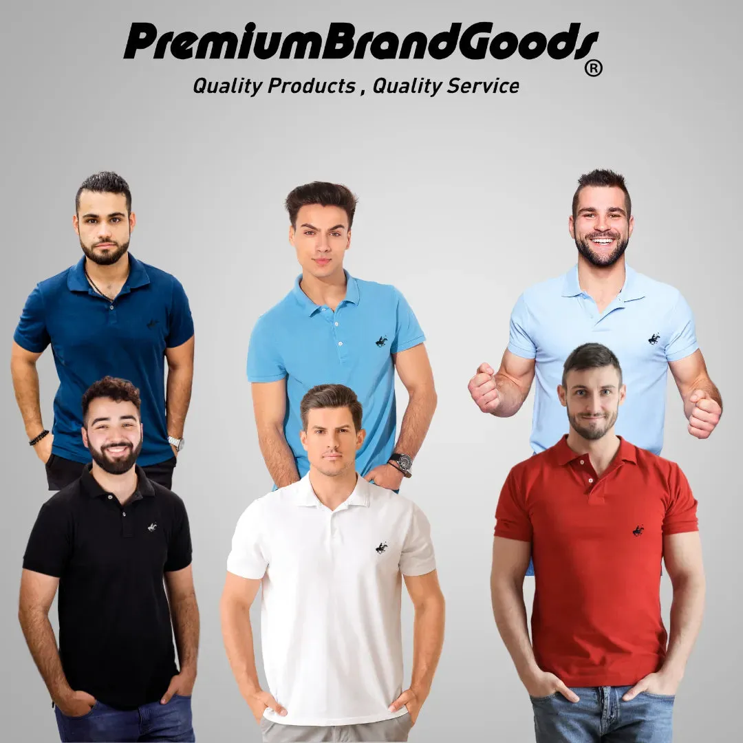 Men's 100% Cotton PBG Polos Assorted Colors