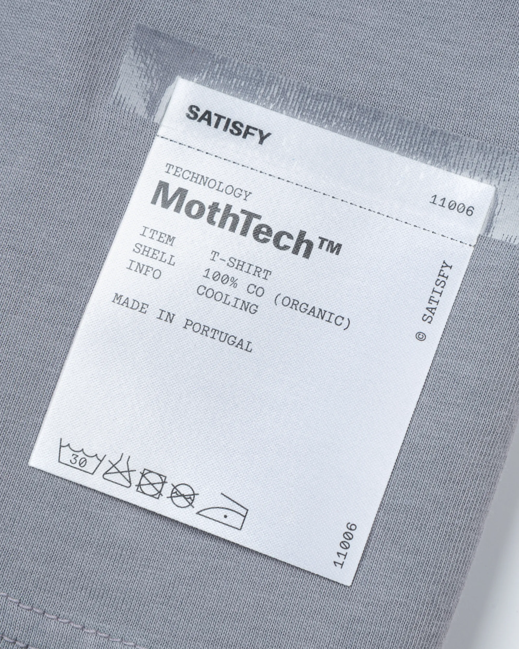 MothTech T-Shirt - Aged Quicksilver