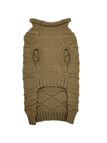 Petstop Dog Jumper - Honeycomb Beige