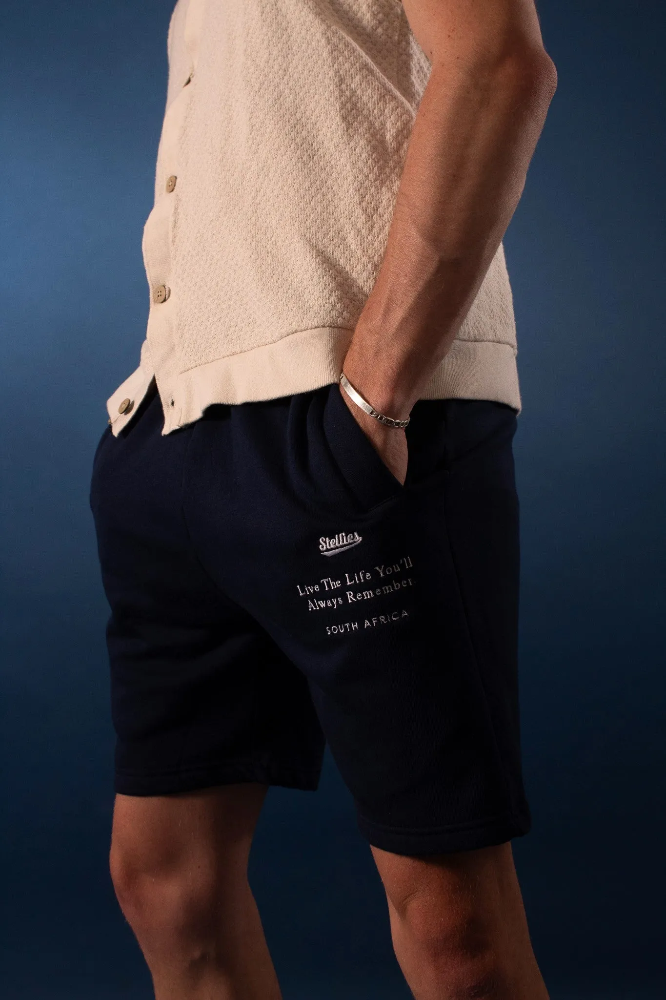 Prestige BSB Track-Shorts in Navy