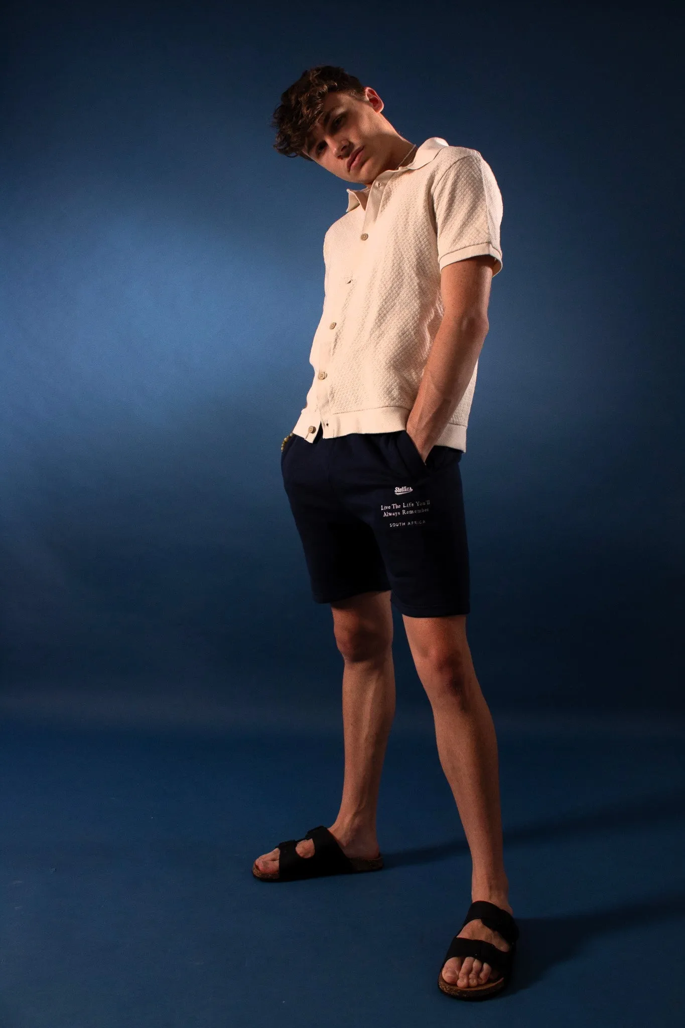 Prestige BSB Track-Shorts in Navy