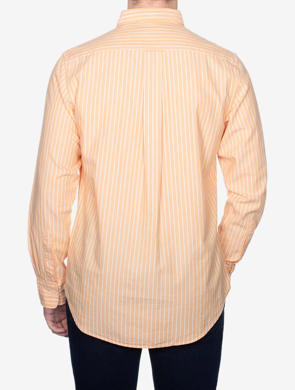 Regular Archive Oxford Stripe Shirt Coral Apricot