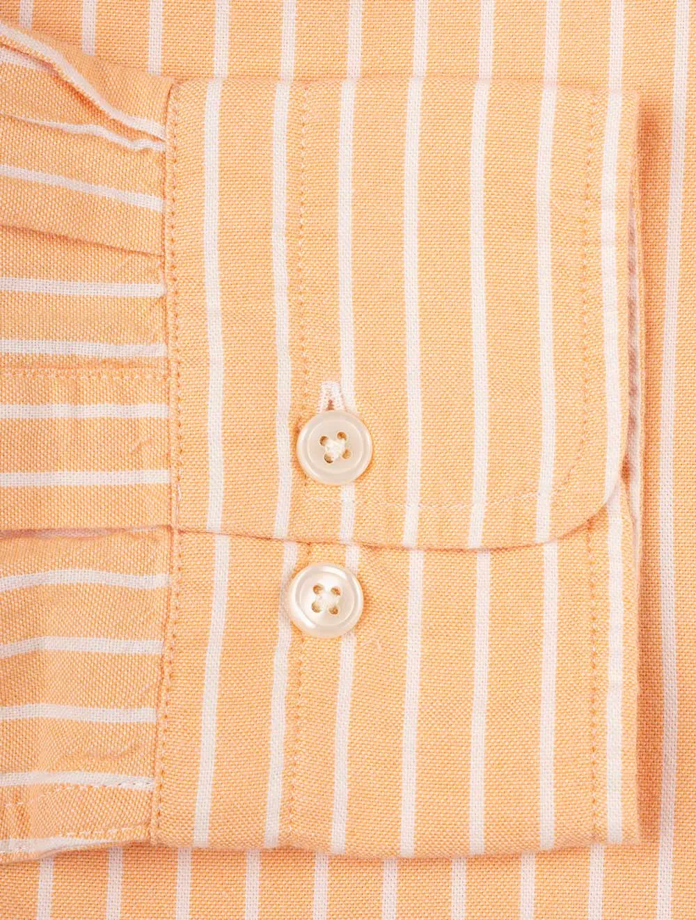 Regular Archive Oxford Stripe Shirt Coral Apricot