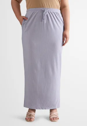 Rhea Relax Ribbed Soft Skirt